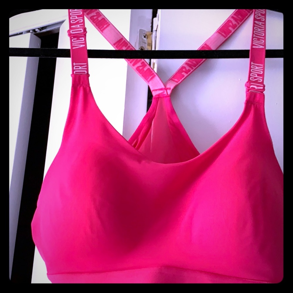 Pink sports bra 36b